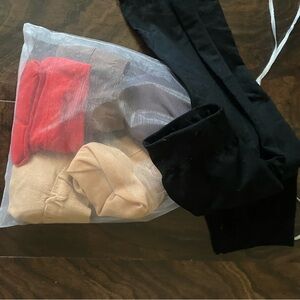 Red and Tan Casual Socks for Everyday Comfort